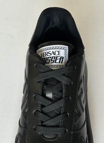 Versace Greca Leather Low Top Black Sneakers 14.5 US (47.5) 1008124 NWT $775