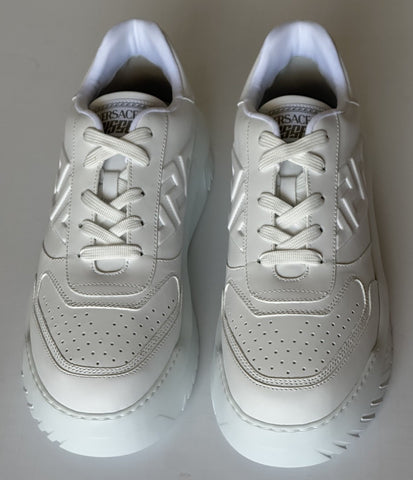 Versace Greca Leather Low Top White Sneakers 13.5 US (46.5) 1008124 NWT $775