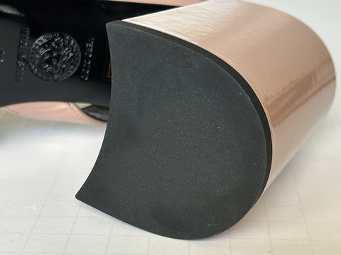 Versace Medusa Head Sling Back Patent Leather Nude Shoes 9.5 US 1014618 NIB$1000