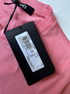 Versace Medusa Rhinestone Pink Cotton Jersey T-Shirt 6 (40) 1010069 NWT $750