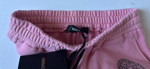 Versace Women's Medusa Logo Pink Cotton Sweatpants 38 Euro 1014488 NWT $900