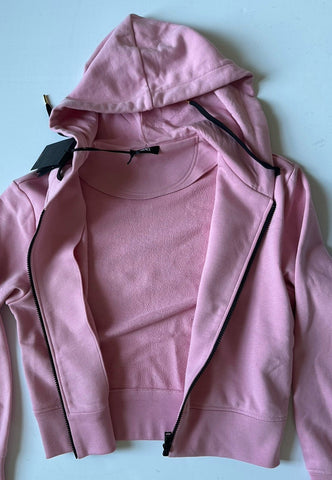 Versace Medusa Print Women's Pink Sweatshirt Jacket Size 36 1016768 NWT $1050