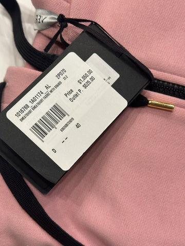 Versace Medusa Print Women's Pink Sweatshirt Jacket Size 40 1016768 NWT $1050