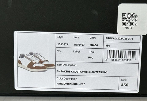 Versace Medusa Men’s Suede Leather Multicolor Sneakers 12 US (45) 1013377 IT NIB