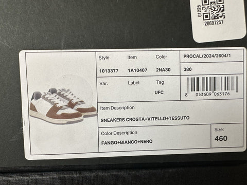 Versace Medusa Men’s Suede Leather Multicolor Sneakers 13 US (46) 1013377 IT NIB