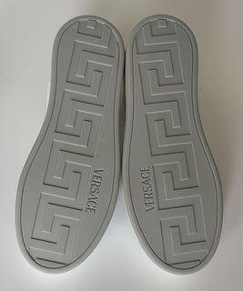 Versace Women’s Medusa White Leather Sneakers 8 US (38 Euro) 1014316 NIB $700
