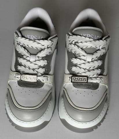 Versace Odissea Men’s Leather White/Gray Sneakers 7 US (40) 1015437 IT NIB $950