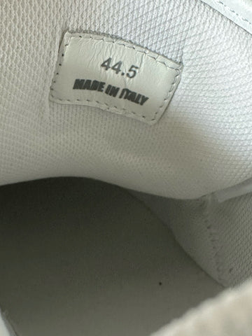 Versace Odissea Mens Leather White/Gray Sneakers 11.5 US (44.5) 1015437 NIB $950