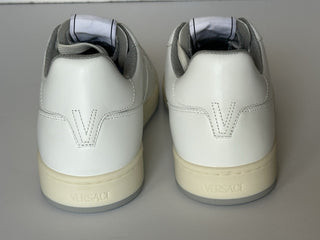 Versace Women’s Medusa White Leather Sneakers 7 US (37 Euro) 1014316 NIB $700
