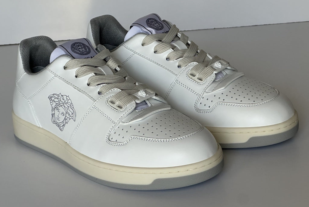Versace Women’s Medusa White Leather Sneakers 7.5 US (37.5 Eu) 1014316 NIB $700