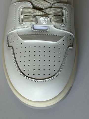 Versace Women’s Medusa White Leather Sneakers 7.5 US (37.5 Eu) 1014316 NIB $700