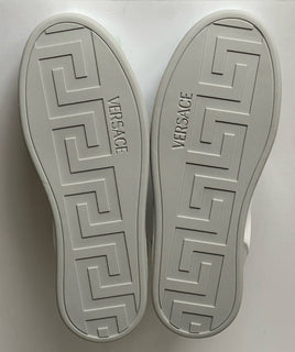 Versace Medusa Men’s Leather White/Silver Sneakers 11 US (44) 1013377 NIB $700