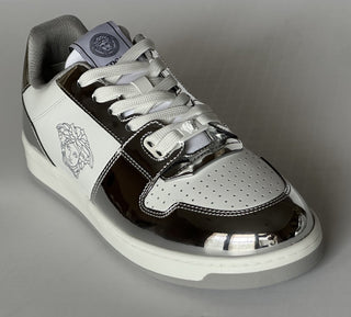 Versace Medusa Men’s Leather White/Silver Sneakers 11 US (44) 1013377 NIB $700