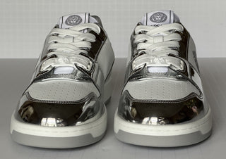 Versace Medusa Men’s Leather White/Silver Sneakers 11 US (44) 1013377 NIB $700