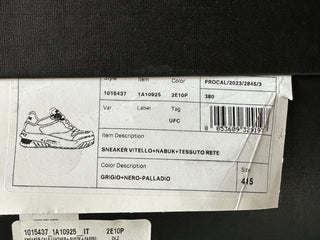 Versace Odissea Men’s Leather White/Gray Sneakers 8.5 US (41.5) 1015437 NIB $950