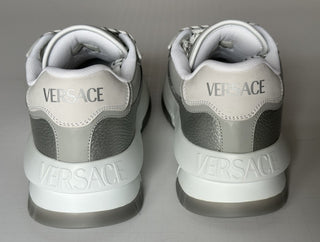 Versace Odissea Men’s Leather White/Gray Sneakers 8.5 US (41.5) 1015437 NIB $950