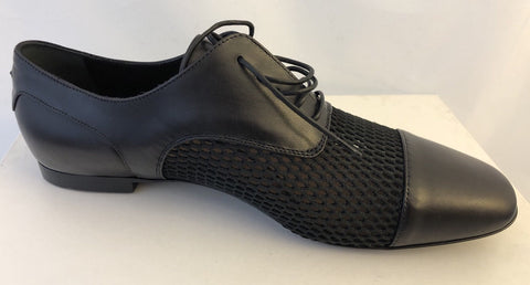 Emporio Armani Leather Women's Black Summer Flats 7 US X3C117 NIB $525