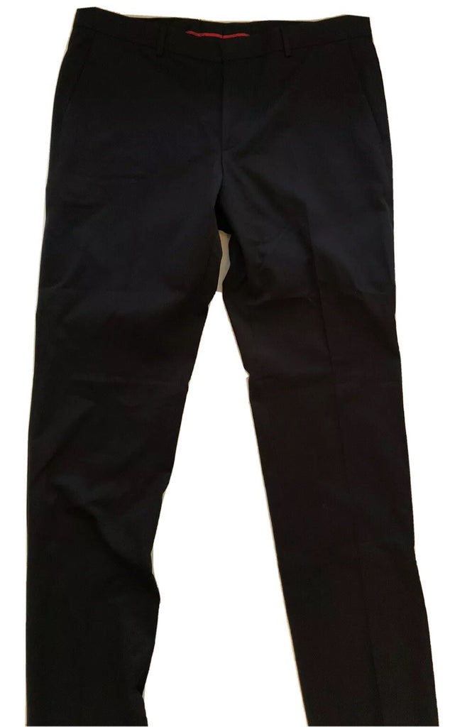 Boss Hugo Boss C-Genesis Mens Wool Dark Blue Dress Pants Size 38R US NWT $225