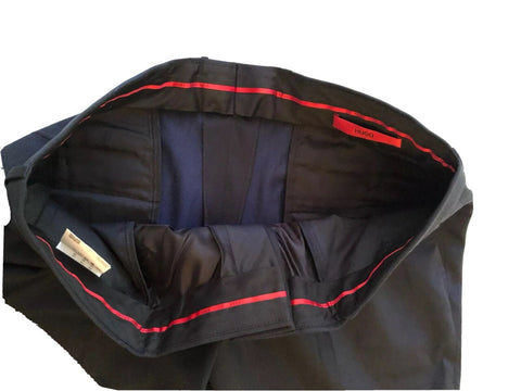 Boss Hugo Boss C-Genesis Mens Wool Dark Blue Dress Pants Size 38R US NWT $225