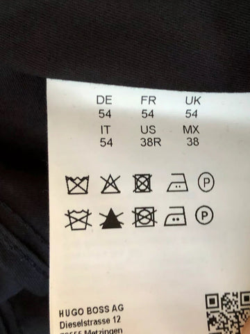 Boss Hugo Boss C-Genesis Mens Wool Dark Blue Dress Pants Size 38R US NWT $225