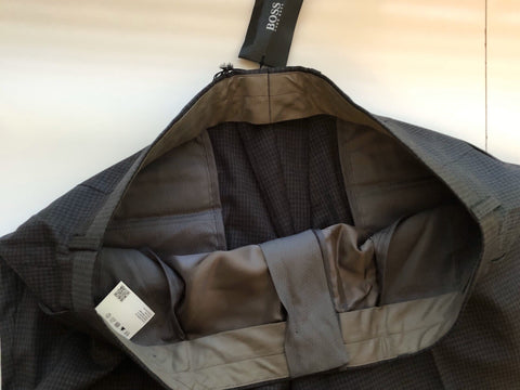 Boss Hugo Boss Genesis2 Mens Wool Gray Dress Pants Size 38R US Germany NWT $245