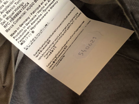 Boss Hugo Boss Genesis2 Mens Wool Gray Dress Pants Size 38R US Germany NWT $245