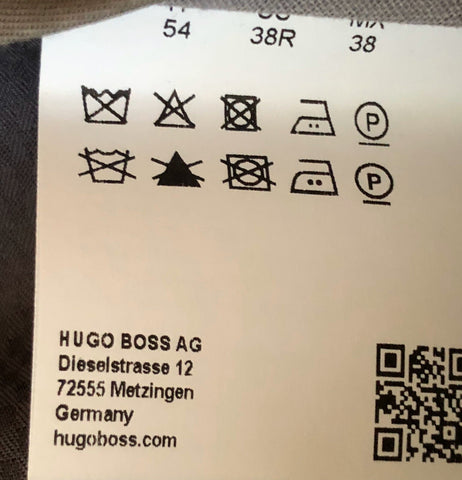 Boss Hugo Boss Genesis2 Mens Wool Gray Dress Pants Size 38R US Germany NWT $245