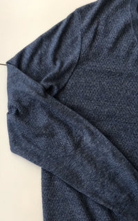 BOSS Hugo Boss Udrano Men's V-Neck Bright Blue Sweater 2XL Cotton NWT $185