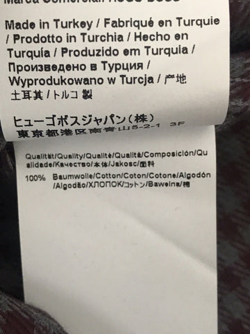 Hugo Boss Mens T-Simon Tailored Dark Red Dress Shirt Small NWT $225