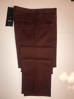 Boss Hugo Boss 1-Glenden Modern Mens Dark Red Dress Pants Size 36 US NWT $295