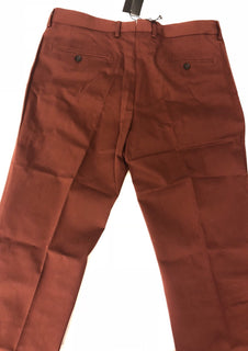 Boss Hugo Boss 1-Glenden Modern Mens Dark Red Dress Pants Size 36 US NWT $295