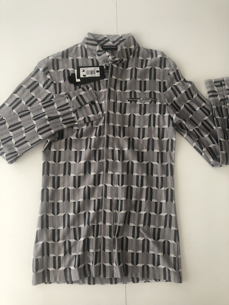 Emperio Armani Mens Dress Shirt US 39 Style Z1CF5T/Z176C Color 042 $545 NWT
