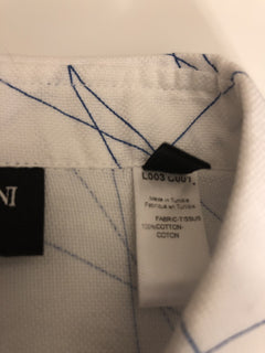 Emporio Armani Cotton White Dress Shirt Size 39 Eu Z1CF2T NWT $395