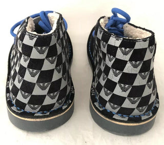 Armani Junior boys Navy Desert Boots Shoes 29 Eu (11 US) Portugal NWT $260