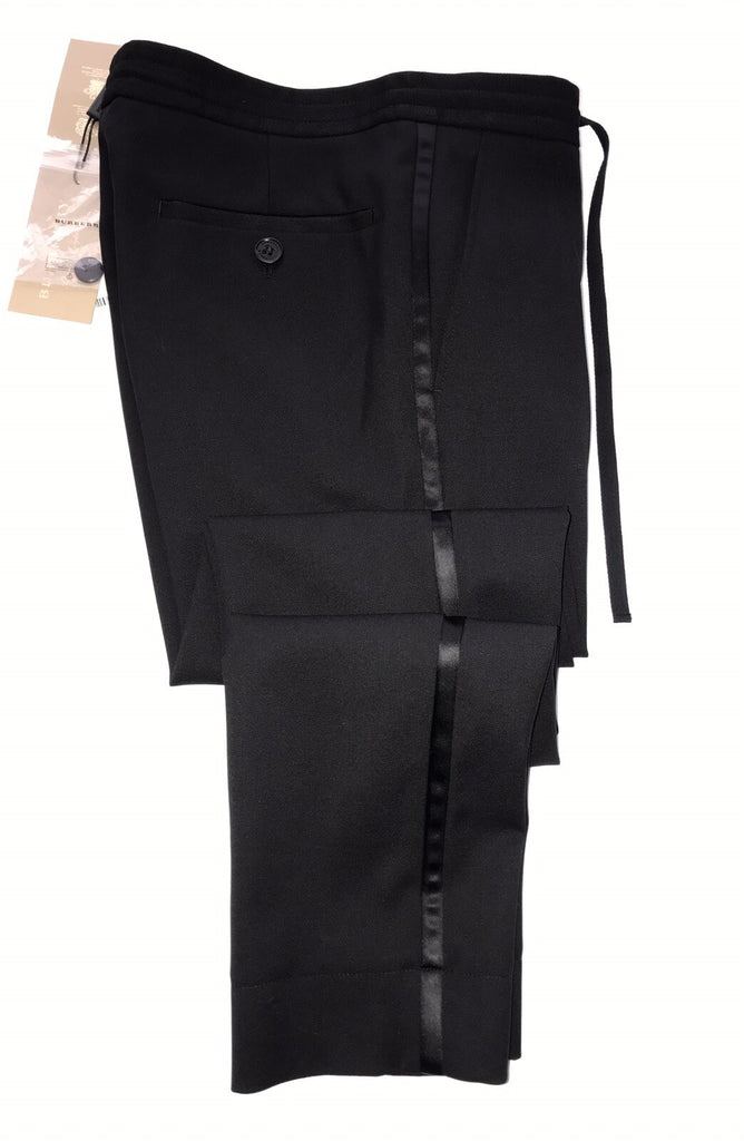 Burberry London Women's Wool Casual Black Pants Size 6 US (40 EU) NWT 550