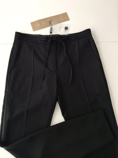 Burberry London Women's Wool Casual Black Pants Size 6 US (40 EU) NWT 550
