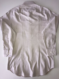 Hugo Boss Mens Tailored Regular Fit Cotton Beige Dress Shirt Size 38/15 NWT $255