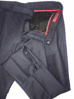 Boss Hugo Boss Hiw Mens Wool  Dark Blue Dress Pants Size 32R US NWT $175