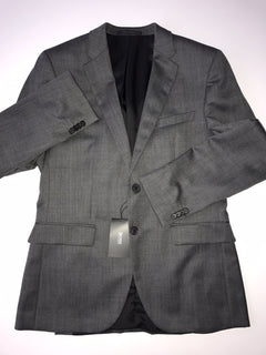 Boss Hugo Boss Grand Silk / Wool  Dark Gray Sport Coat Jacket 38R US NWT $695