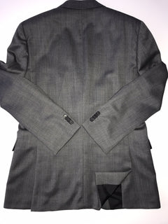 Boss Hugo Boss Grand Silk / Wool  Dark Gray Sport Coat Jacket 38R US NWT $695