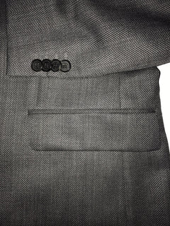 Boss Hugo Boss Grand Silk / Wool  Dark Gray Sport Coat Jacket 38R US NWT $695