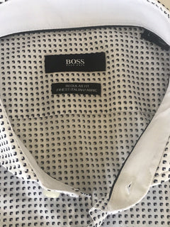 Hugo Boss Mens Regular Fit Dress Shirt Large Lennie_2 NWT $165