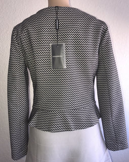 Armani Collezioni Women’s Black Blazer Jacket Size 42 Euro 3YMG86 NWT $695