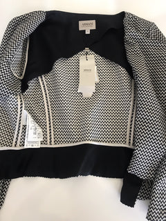 Armani Collezioni Women’s Black Blazer Jacket Size 42 Euro 3YMG86 NWT $695