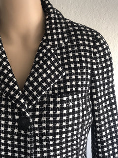Armani Collezioni Women’s Black Blazer Jacket Size 4 (40 Euro) TMG25T NWT $1395