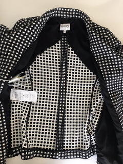Armani Collezioni Women’s Black Blazer Jacket Size 4 (40 Euro) TMG25T NWT $1395