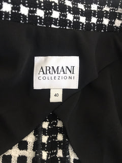 Armani Collezioni Women’s Black Blazer Jacket Size 4 (40 Euro) TMG25T NWT $1395