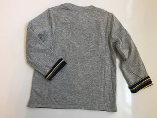 Janie and Jack boys Reversible East Hampton Dog Gray tee Size 3 to 6 NWT