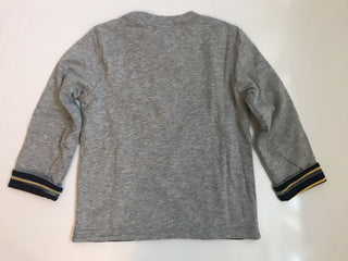 Janie and Jack boys Reversible East Hampton Dog Gray tee Size 3 to 6 NWT