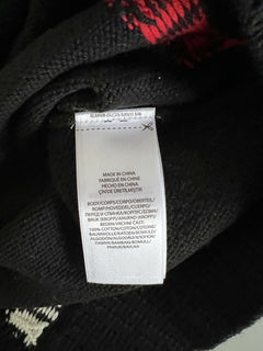 Polo Ralph Lauren Girls Black Let it Snow Cotton Sweater Size XL (16) NWT $145